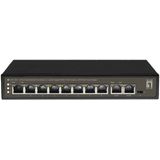 LevelOne FGP-1031 netwerk-switch Unmanaged Gigabit Ethernet (10/100/1000) Power over Ethernet (PoE) Zwart