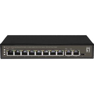 LevelOne FGP-1031 netwerk-switch Unmanaged Gigabit Ethernet (10/100/1000) Power over Ethernet (PoE) Zwart