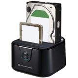 Conceptronic DONN12B basisstation voor opslagstations USB 3.2 Gen 1 (3.1 Gen 1) Type-B Zwart