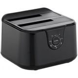 Conceptronic DONN12B basisstation voor opslagstations USB 3.2 Gen 1 (3.1 Gen 1) Type-B Zwart