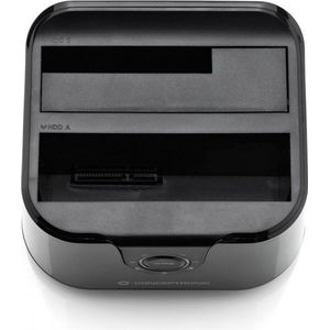 Conceptronic Docking station voor /3.-Sata USB3.0 (USB B), Docking station + USB-hub, Zwart