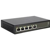 LevelOne GES-2105P netwerk-switch Managed L2 Gigabit Ethernet (10/100/1000) Power over Ethernet (PoE) Zwart