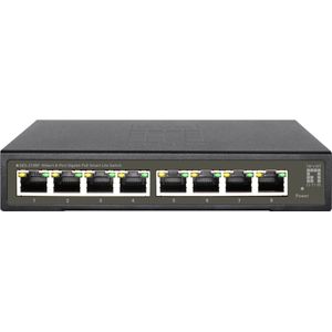 LevelOne GES-2108P netwerk-switch Managed L2 Gigabit Ethernet (10/100/1000) Power over Ethernet (PoE) Zwart