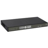 LevelOne GES-2118P netwerk-switch Managed L2 Gigabit Ethernet (10/100/1000) Power over Ethernet (PoE) Zwart