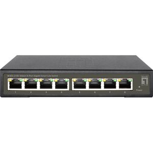 LevelOne GES-2108 netwerk-switch Managed L2 Gigabit Ethernet (10/100/1000) Zwart