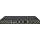 LevelOne GES-2126 netwerk-switch Managed L2 Gigabit Ethernet (10/100/1000) Zwart