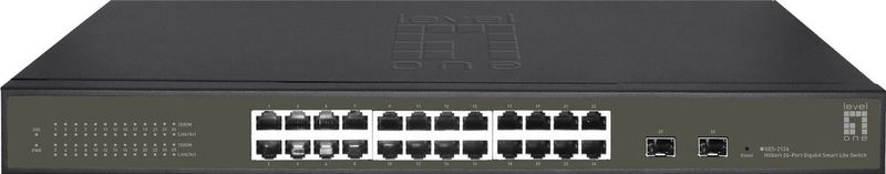 LevelOne GES-2126 netwerk-switch Managed L2 Gigabit Ethernet (10/100/1000) Zwart