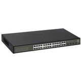 LevelOne GES-2128 netwerk-switch Managed L2 Gigabit Ethernet (10/100/1000) Zwart