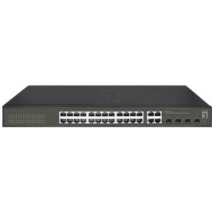 LevelOne GES-2128 netwerk-switch Managed L2 Gigabit Ethernet (10/100/1000) Zwart