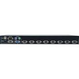 LevelOne KVM-3208 KVM-switch Rack-montage Zwart
