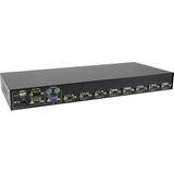 LevelOne KVM-3208 KVM-switch Rack-montage Zwart