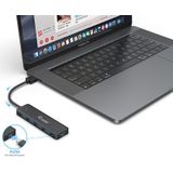 Equip 4-Port USB 3.2 Gen 1 Hub - 5 Poorten - Zwart