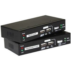 LevelOne KVM-9036 KVM-extender Zender en ontvanger