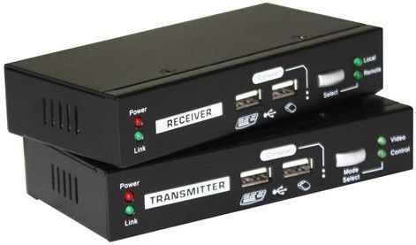 LevelOne KVM-9036 KVM-extender Zender en ontvanger