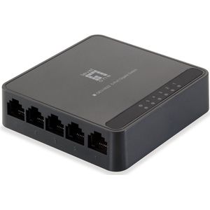 LevelOne GEU-0522 netwerk-switch Gigabit Ethernet (10/100/1000) Zwart