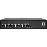LevelOne GES-2208 netwerk-switch Managed L2 Gigabit Ethernet (10/100/1000) Zwart