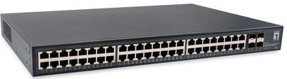 LevelOne GTU-5211 netwerk-switch Unmanaged Gigabit Ethernet (10/100/1000) Zwart