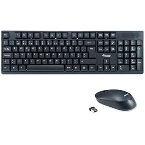 Equip Wireless Tastatur+ Maus Layout portugiesisch schwarz - Toetsenbord