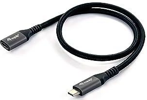 Equip 128370 USB-kabel 0,5 m USB 3.2 Gen 2 (3.1 Gen 2) USB C Zwart