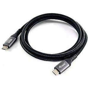 Equip 128381 USB-kabel 1,2 m USB4 Gen 3x2 USB C Zwart