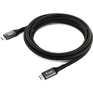 Equip 128382 USB-kabel 4 Gen 2 x 2C naar C, M/M, 2 m, PD 100 W, 4K/60 Hz, 20 Gbps, zwart