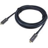 Equip 119461 actieve optische USB-C naar C-kabel, mannelijk/stekker, 5,0 m, PD 60 W, 4K/60 Hz, 10 Gbit/s, Video+Data + PD