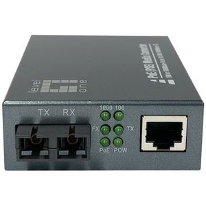 LevelOne - GVT-2013 - Media Converter - Zwart - Netwerk Accessoires