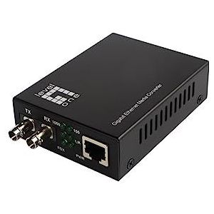 LevelOne GVT-2003 RJ45 to ST Gigabit Ethernet Media Converter, single-mode vezel, 1310nm, 20km