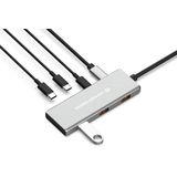 Conceptronic HUBBIES17G interface hub USB 3.2 Gen 2 (3.1 Gen 2) Type-C 10000 Mbit/s Grijs