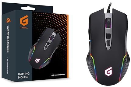 Conceptronic DJEBBEL03B muis Gamen Rechtshandig USB Type-A Optisch 7200 DPI