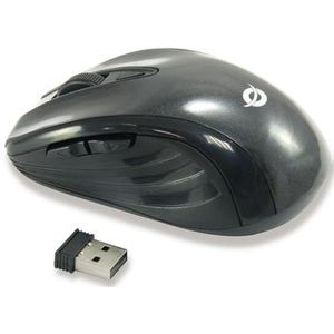 Conceptronic - 120005207501 - Muis - Zwart - 1600 dpi