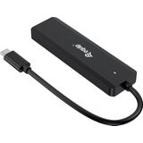 Equip 128964 interface hub USB 3.2 Gen 1 (3.1 Gen 1) Type-C 5000 Mbit/s Zwart