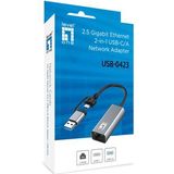 LevelOne USB-0423 netwerkkaart Ethernet 2500 Mbit/s