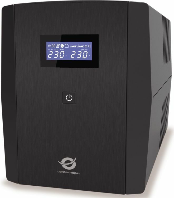 Conceptronic ZEUS08E UPS Line-interactive 1,5 kVA 900 W 6 AC-uitgang(en)