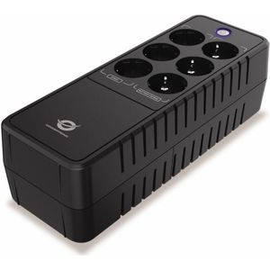 Conceptronic - ZEUS09E - UPS - 0.85 kVA - 490 W - Type F Stopcontacten