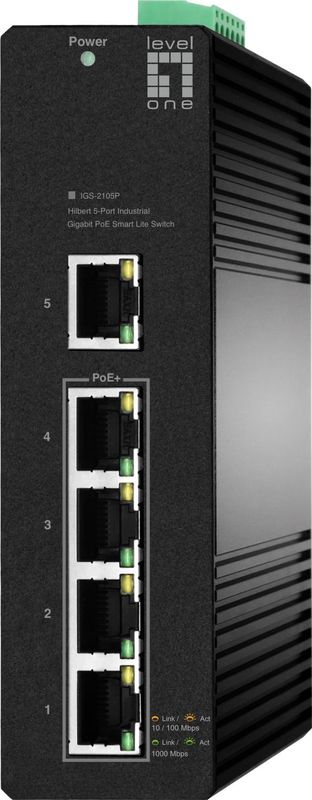 LevelOne IGS-2105P netwerk-switch Managed L2 Gigabit Ethernet (10/100/1000) Power over Ethernet (PoE)