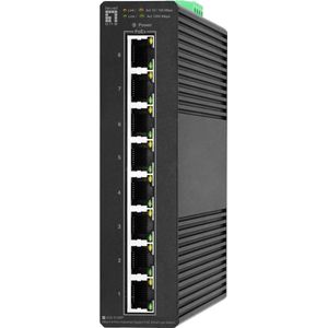 LevelOne IGS-2108P netwerk-switch Managed L2 Gigabit Ethernet (10/100/1000) Power over Ethernet (PoE) Zwart