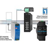 LevelOne - IGS-2110 - Netwerkschakelaar - Zwart - 10 Poorten