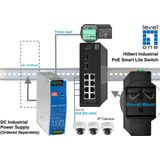 LevelOne - IGS-2110P - Netwerkschakelaar - Zwart - 10 Poorten - PoE