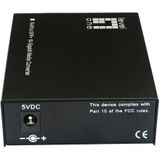 LevelOne GVT-2051 netwerk media converter 10000 Mbit/s Zwart