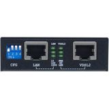 Level One - VDS-2201 - Netwerk Media Converter - Zwart - 1000 Mbit/s, Bedraad, Maximaal Bereik 3000 m, Metaal