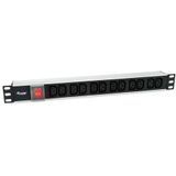 Equip - 333318 - Power Distribution Unit - 12 C13 Stopcontacten - Inclusief Aan/Uit-Schakelaar