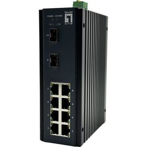 LevelOne IGU-1071 netwerk-switch Managed L2+ Gigabit Ethernet (10/100/1000) Zwart