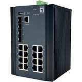 LevelOne - IGU-2071 - Netwerkschakelaar - 20 Havens - 16x 1GbE - 4x 2,5GbE SFP