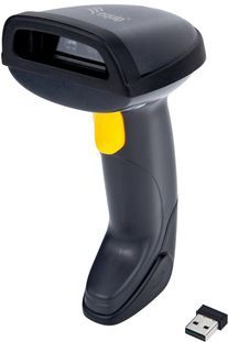 Equip 351029 barcode-lezer Draagbare streepjescodelezer 1D/2D CMOS Zwart
