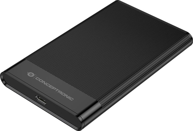 Conceptronic DANTE06B behuizing voor opslagstations HDD-/SSD-behuizing Zwart 2.5"