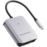 Conceptronic BIAN09G geheugenkaartlezer USB 3.2 Gen 2 Type-C Grijs