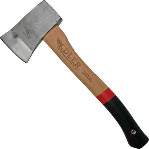 Adler Yankee Hatchet, rood-zwart, handbijl