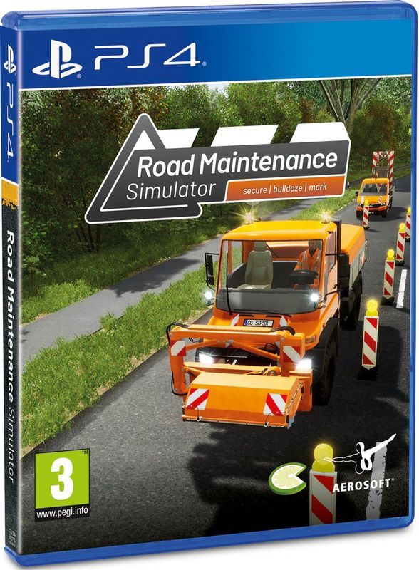 Playstation Games Ps4 Road Maintenance Simulator