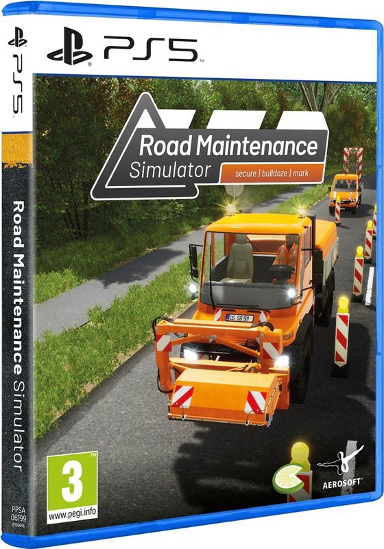 Road Maintenance Simulator - Sony PlayStation 5 - Simulator - PEGI 3